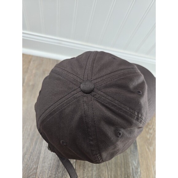 Vuori Men's Cotton Dad Hat Chocolate Brown Strapback Baseball Cap - Picture 6 of 9